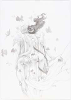 Sosa, Marcelo - Marcelo Sosa Angel Lust: A Gallery Girls Collection Vol 1 Pin-Up Illustration Original Art (SQP, 2005)....