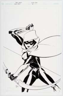 DC Artist - Marcos Martin and Alvaro Lopez Green Arrow #45 Cover Original Art (DC, 2005)....