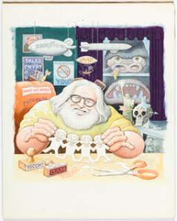 Jaffee, Al | Al Jaffee Eastern Airlines Magazine Painting and Preliminary Original Art Group of 3 (Eastern Airlines, 1987).... | Heritage