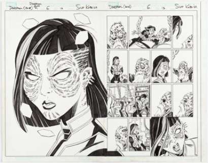 Koblish, Scott | Scott Koblish Deadpool #6 Double Page Spread 12-13 Deadpool 2099 Original Art (Marvel, 2016).... | Heritage