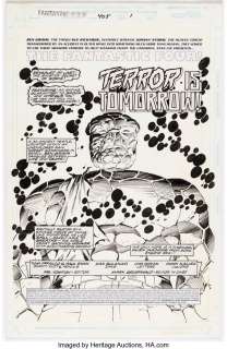 Ryan, Paul | Paul Ryan and Danny Bulanadi Fantastic Four #405 Splash Page 1 Original Art (Marvel, 1995).... | Heritage