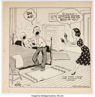 Dodd, Ed - Ed Dodd Back Home Again Daily Comic Strip Original Art Group of 6 (United Features Syndicate, 1938).... (Total: 6 Original Art)