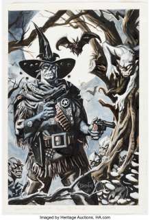 Brereton, Dan | Dan Brereton Dark Horse Presents #125 Gunwitch Splash Page 1 Original Art (Dark Horse, 1997).... | Heritage