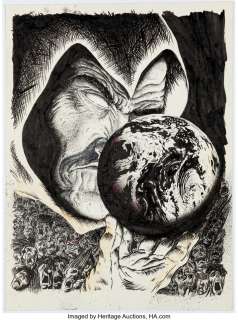 Henderson, Mike - Mike Henderson - The Spectre Illustration Original Art (undated)....