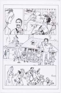 Roux, Stéphane - Stéphane Roux, Moritat, and others Harley Quinn and Power Girl #6 Story Page 10 Original Art (DC, 2016)....