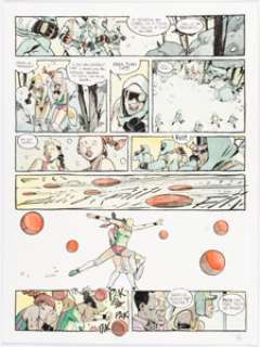 Unidentified European Comic Artist (non-superhero - Merwan Chabane Mécanique Céleste Story Page Original Art (Dargaud, 2019)....