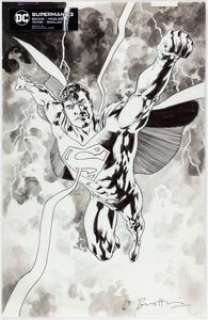Hitch, Bryan | Bryan Hitch Superman #23 Cover Original Art (DC, 2020).... (Total: 2 Original Art) | Heritage