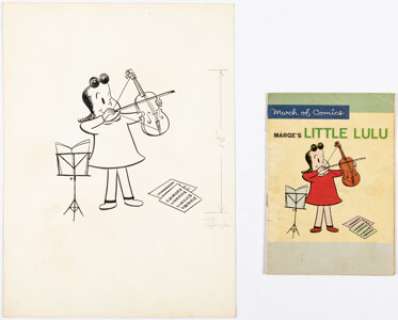 Tripp, Irving - Irving Tripp (attributed) Boys‘ and Girls‘ March of Comics #267 Little Lulu Cover Original Art (Wester...
