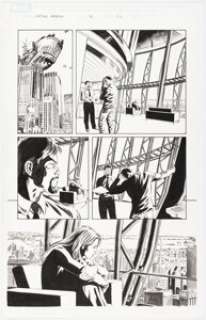 Ross, Luke - Luke Ross and Fabio Laguna Captain America #42 Story Page 21 Original Art (Marvel, 2008)....
