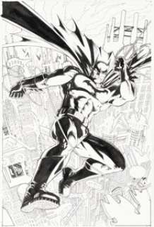 Bennett, Joe - Joe Bennett and Joe Prado Batman #1 Cover Original Art (DC/Panini Brasil, Ltd., 2002)....