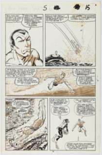 Byrne, John | John Byrne Namor, the Sub-Mariner #5 Story Page 12 Production Original Art (Marvel, 1990).... | Heritage