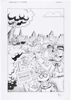 Roger Langridge - The Muppet show: The Comic Book #1 Variant Cover Original Art (Boom! Studios, 2009)....