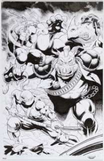 Sajad Shah | Teenage Mutant Ninja Turtles Vol. I Trade Paperback Back Cover Original Art (IDW, 2020).... | Heritage