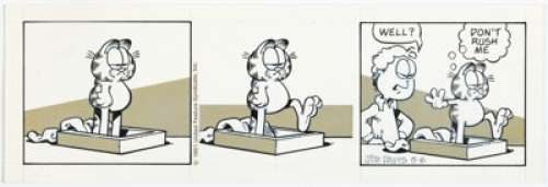 Jim Davis | Garfield Daily Comic Strip Original Art dated 5-6-91 (United Feature Syndicate, 1991).... | Heritage