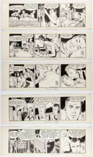 Frank Thorne | Dr. Guy Bennett Daily Comic Strip Original Art Group of 5 (Lafave Newspaper Features, 1960). ... (Total: 5 Original Art) | Heritage