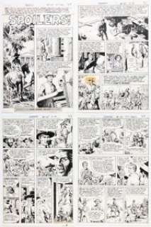 John Severin | Tomahawk #135 Complete 8-Page Story "Spoilers" Original Art (DC, 1971).... (Total: 8 Original Art) | Heritage