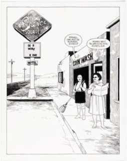 Jaime Hernandez | Love and Rockets #40 Splash Page 1 Maggie Original Art (Fantagraphics, 1993).... | Heritage