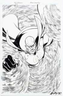 Phil Jimenez And Andy Lanning | Justice League of America #2 Red Tornado Cover Original Art (DC, 2007).... (Total: 2 Original Art) | Heritage