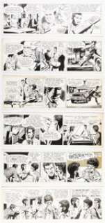 Al McWilliams - Dateline: Danger! Near Consecutive Comic Strips Group of 6 (Field Enterprises, 1969). (Total: 6 Original Art)