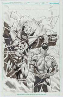 Felipe Massafera - Flashpoint: Abin Sur - The Green Lantern #1 Splash Page 16 Original Art (DC, 2011).