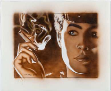 Jeff Pittarelli - Rachel from - Blade Runner Painting Original Art (2008).