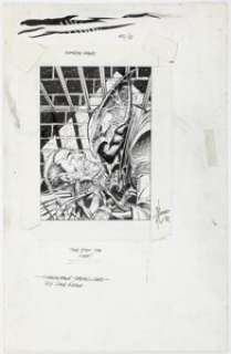 Dale Keown | Shadowhawk Unused Trading Card Illustration Original Art (Comic Images, 1992). | Heritage