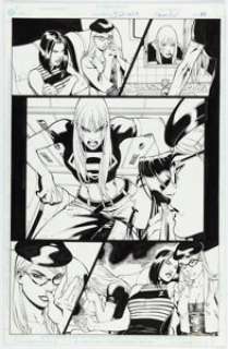 Ed Benes and Alex Lei - Birds of Prey #64 Story Page 19 Original Art (DC, 2004).