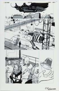 Cliff Chiang Paper Girls #22 Story Page 12 Original Art (Image, 2018).