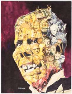 Medved Forrest J. Ackerman’s Fantastic Movie Memories Cover Painting Original Art (New Media Books, 1985). | Heritage