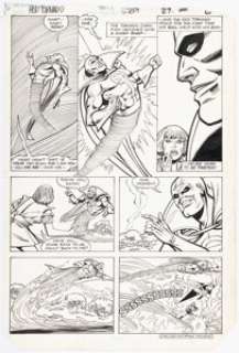 Carmine Infantino and Frank McLaughlin Red Tornado #3 Story Page 22 Original Art (DC, 1985).