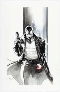 Stephen Segovia - Marv from Sin City Illustration Original Art (undated).