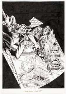 Don Lomax Vietnam Journal #4 Cover Original Art (Apple Press, 1988).