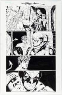 Andy Park and Jon Sibal X-Men #453 Story Page 7 Original Art (Marvel, 2005).