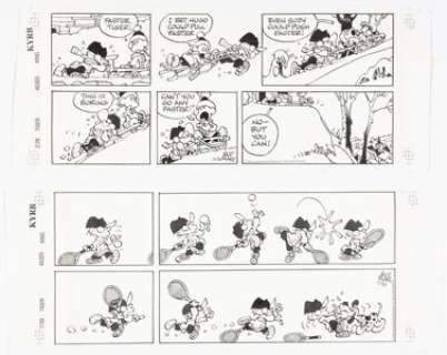 Bud Blake Tiger Sunday Comic Strip Original Art Group of 2 (King Features Syndicate, 1995). (Total: 2 Original Art)