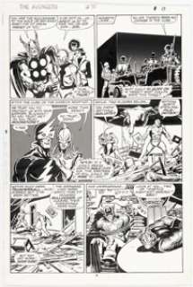 John Buscema and Tom Palmer The Avengers #276 Story Page 9 Original Art (Marvel, 1987). | Heritage