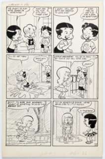 Bob White Little Archie Giant Comics #7 Near Complete Story "Weather Or Not" Original Art Group of 5 (Archie, 1958). (Total: 5 Original Art) | Heritage