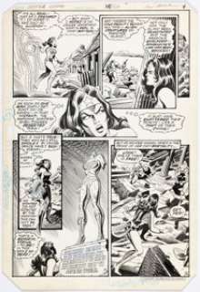 Irv Novick and Rick Magyar Wonder Woman #318 Story Page 4 Original Art (DC, 1984). | Heritage