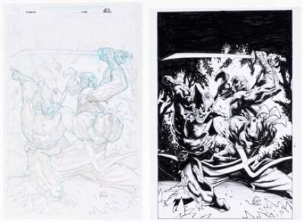 Ryan Stegman and J. P. Mayer Wolverine #14 Variant Cover Pencils and Inks Original Art Group of 2 (Marvel, 2021). (Total: 2 Original Art) | Heritage