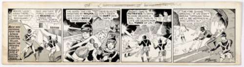 Dick Calkins Buck Rogers #457 Daily Comic Strip Original Art (John F. Dille Co., c. 1940s). | Heritage