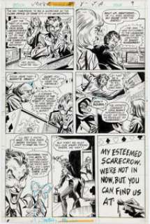 Irv Novick and Tex Blaisdell The Joker #8 Story Page 7 Original At (DC, 1976). | Heritage