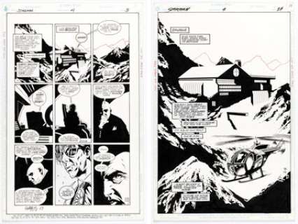 Tony Harris and Wade Von Grawbadger Starman #4 Splash Page 3 and 24 Original Art (DC, 1994). (Total: 2 Original Art) | Heritage