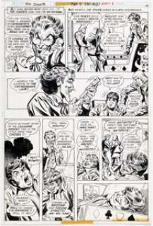 Irv Novick and Tex Blaisdell The Joker #9 Story Page 8 Original At (DC, 1976). | Heritage