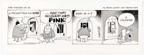 Brant Parker The Wizard of Id Daily Comic Strip Original Art dated 1-5-79 (Field Enterprises, Inc., 1979). | Heritage