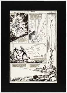 John Byrne Fantastic Four #260 Story Page 16 Silver Surfer Original Art (Marvel, 1983). | Heritage