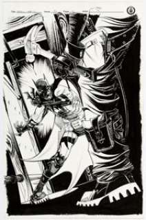 Shawn Crystal Arkham Manor #5 Splash Page 4 Original Art (DC, 2015).