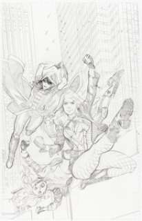 Emanuela Lupacchino Birds of Prey #1 Unpublished Cover Original Art (DC, 2019).