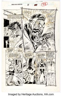 Dave Hoover and Joe Rubinstein Spider-Man Unlimited #11 Story Page 39 Original Art (Marvel, 1996). | Heritage