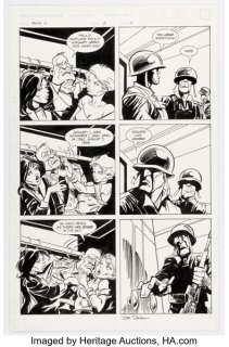 Ian Gibson and Joe Staton META-4 #3 Story Page 6 Original Art (First, 1991).