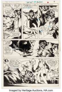 Floro Dery and Romy Gamboa The Witching Hour #32 Story Page 7 Original Art (DC, 1973).