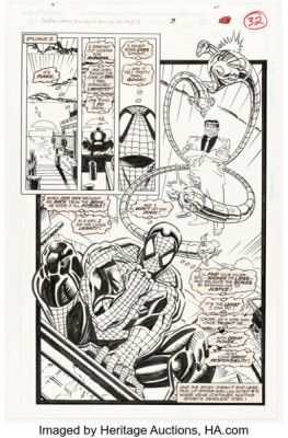 Tod Smith and Al Milgrom Spider-Man: Funeral for an Octopus #3 Story Page 23 Original Art (Marvel, 1995). | Heritage